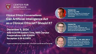 Clinical Ethics Conversations Can AI Act as a Clinical Ethicist Should It [upl. by Kris]