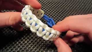 Easy Paracord Bracelet No Buckle Tutorial [upl. by Orferd]