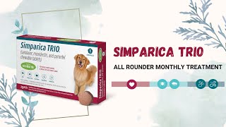 Simparica Trio Multi Parasite Treatment for Dogs [upl. by Eerol]