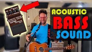 How to get a Bass  Octave sound for Acoustic Guitar [upl. by Kinsman]