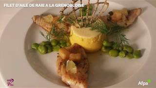 Filet daile de raie à la grenobloise [upl. by Ttik609]