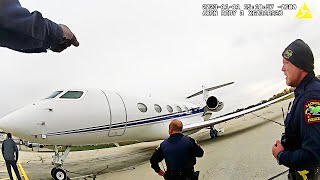 Man Attempts to Hijack Plane After Crashing Through Airport Gate [upl. by Ragouzis363]