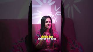 Ice Cubes ல Face ஆ வச்சா Acne குறையுமா  Ice Water Face Dip🧊🥶 skincaretips skincare [upl. by Nosiram]