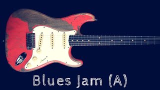 Blues Guitar Jam  Fast Shuffle Backing Track A [upl. by Vergos523]