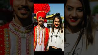 Sam Narula Reet Narula New video 🥰 Bhangra gidha look 🤩 punjabi viral Ilovestudy2143 [upl. by Ume]