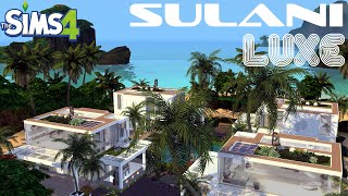 Sims 4  SULANI LUXE 🏝️ MODERN APARTMENTS👈  Luxury build Tour sims4 thesims4 [upl. by Ahsekat477]