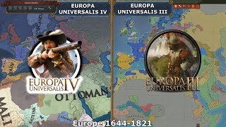 EU4 Double Timelapse  EU3 vs EU4 [upl. by Eceined]