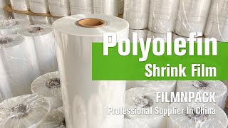 Polyolefin Shrink Film Roll Polyolefin Shrink Wrap  Buy Polyolefin Film From Manufacturer [upl. by Huxham]