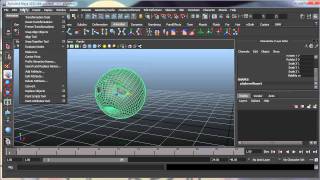 3D Autodesk Maya 035 Animacion deformadores Blend Shape Lattice Wrap [upl. by Gaudette]