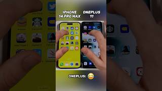 iPhone 14 Pro Max vs OnePlus 11 ⚡ Speed amp Value Battle 📱🔥 shorts [upl. by Yhtac]