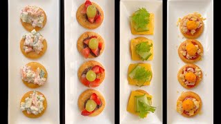 7 Delicious and Easy Recipes for Spring CANAPÉS and STARTERS  Party finger food ideas [upl. by Aerdnu]