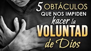 5 OBSTÁCULOS que nos impiden hacer la VOLUNTAD DE DIOS [upl. by Hegyera604]