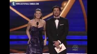 Ellen Pompeo amp Patrick Dempsey  The 58th Emmy Awards [upl. by Aynam]