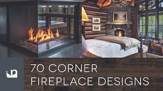 70 Corner Fireplace Designs [upl. by Derfnam]