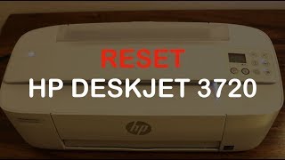 How to RESET hp deskjet 3720 printer review [upl. by Sivla]