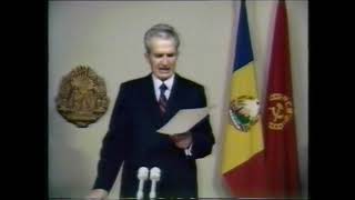 Nicolae Ceaușescu cuvîntarea din 20 decembrie 1989 completă [upl. by Hussar]