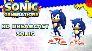 Sonic Generations  HD Dreamcast Sonic [upl. by Obel944]