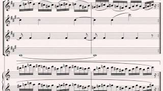 The Carnival of the Animals  transcribed for saxophone quartet and piano by Sam Bateman [upl. by Ileak]