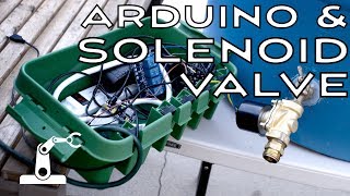 Arduino Solenoid Valve Circuit How to control water flow with an Arduino [upl. by Tonnie458]