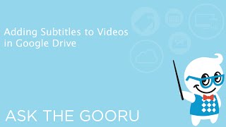 Adding Subtitles to Videos in Google Drive [upl. by Alban197]