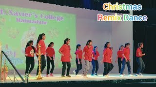 Christmas remix Dance performance ST Xaviers College Mahuadanr [upl. by Ahsiekal767]