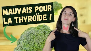 Les aliments qui ATTAQUENT votre THYROIDE  Attention à eux [upl. by Arod479]