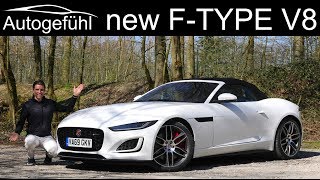 New Jaguar FTYPE Facelift FULL REVIEW 2020 F TYPE V8 Cabriolet P450 RDynamic  Autogefühl [upl. by Foscalina278]