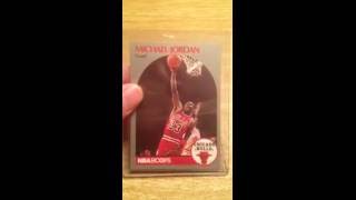 1990 NBA Hoops Michael Jordan Card 65  Chicago Bulls [upl. by Marks]