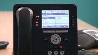 Holding calls on an Avaya handset [upl. by Adnohsirk298]