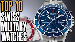 Top 10 Best Swiss Military Watches for Men 2019 [upl. by Alansen896]