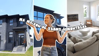 MONTRÉAL HOME TOUR 🏡❤️ Notre maison de 230m2 [upl. by Wrightson]