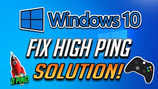 How To Fix High Ping In Windows 10 2025 Tutorial [upl. by Melnick562]