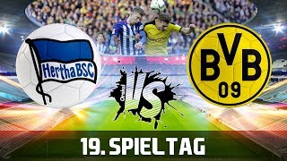 HERTHA BSC vs BORUSSIA DORTMUND 11  Orakel 19 Spieltag [upl. by Allison767]