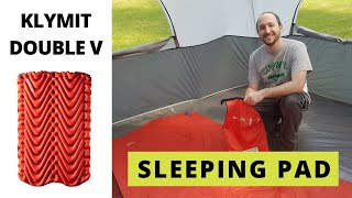 Klymit Double V Camping Pad that Inflates Using the Bag  Super Comfortable [upl. by Yoshi699]