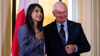 Bardish Chagger sworn in as government House leader [upl. by Lyontine]