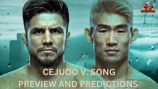 UFC Fight Night Cejudo vs Song Preview and Predictions [upl. by Ynaitirb844]