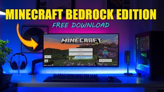 HOW TO DOWNLOAD MINECRAFT BEDROCK EDITION FOR FREE 😱 2024 [upl. by Aseuqram355]