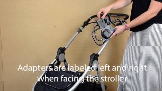 HowTo Install a Maxi Cosi Cybex and Nuna Car Seats on Bumbleride Indie or Speed Stroller [upl. by Dowd]