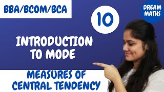 Introduction to ModeMeasures of central tendencyBuisness statistics [upl. by Heman]