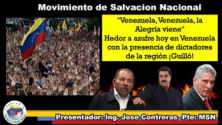 ¡Venezuela Venezuela la Alegria viene Hedor a azufre hoy la presencia de dictadores en Venezuela [upl. by Carmencita]