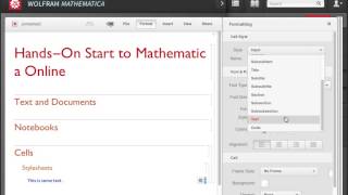 Handson Start to Mathematica Online Notebooks [upl. by Eng]