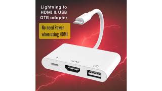 Lightning to HDMI amp USB OTG Adapter [upl. by Au]