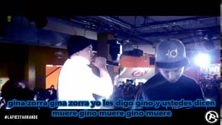 TKilla Vs Gino  LXL16 quotLinea Dieciséis t killa 2do round con letra [upl. by Garson]