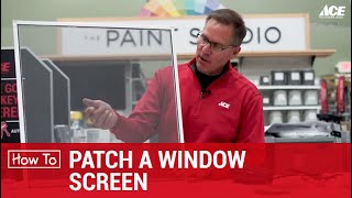 How To Patch A Window Or Door Screen [upl. by Rennane954]