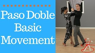 Paso Doble Dance Steps  Learn The Basic Movement [upl. by Nywnorb]