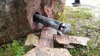 Rock drilling with the Air Percussion Head TERRA ROCK [upl. by Bandeen754]