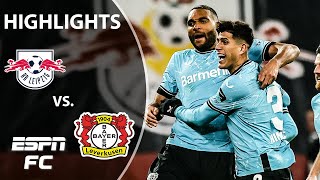 RB Leipzig vs Bayer Leverkusen  Bundesliga Highlights  ESPN FC [upl. by Tremaine]