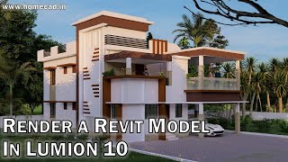 How To Render A Revit House In LUMION 10 [upl. by Okiman]