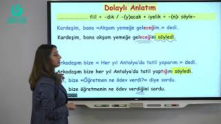 B2  Dolaylı Anlatım [upl. by Culley]