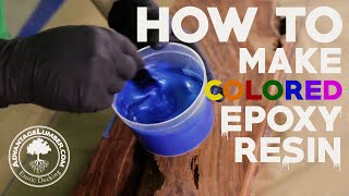 How to Make Colored Epoxy Resin [upl. by Amoihc]